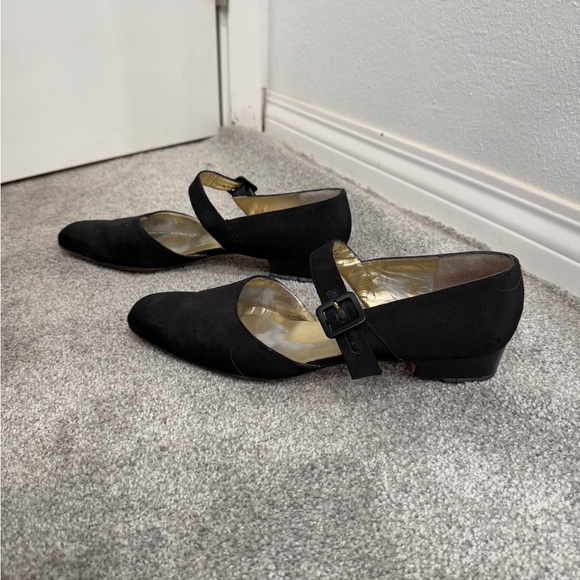 Salvatore Ferragamo Black Flats with Buckle - Picture 4 of 6